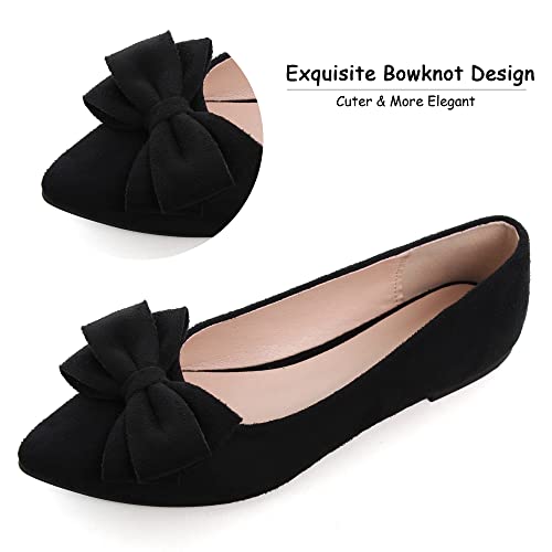 Image of Dear Time Women's Ballet Flats Dress Ballet Shoes Slip on for Office Work Comfortable Shoes