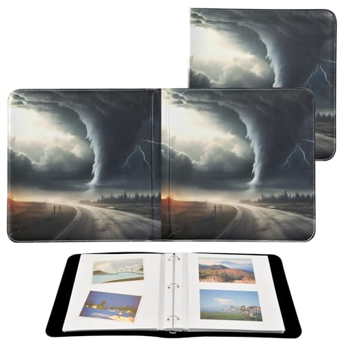 Álbum de Fotos Tornado Self Adhesive 3x5 4x6 5x7 6x8 DIY Scrapbook Álbum de Scrapbooking de 3 Anillos con 20 Páginas en Blanco Álbum Magnético miniatura 2