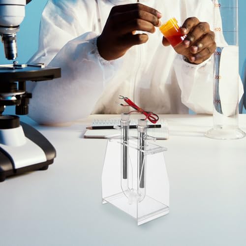 Equipo de electrólisis DECHOUS de plástico para experimentos y enseñanza en el laboratorio 5