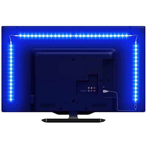 Lepro LED テープライト RGB テレビバックライト 0.5Mx4本 ストリングライト 間接照明 5050SMD USB式 RFリモコン付き 3M強力粘着テープ イルミネーション クリスマス飾り パーティー 雰囲気作り
