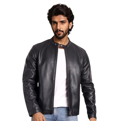 Image of Classic Stealth Black leather Jacket
