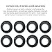 AR-PRO (8 Pack) Hard-to-Find Spring Steel Push-On Pushnuts - Dolly Wheel Lock Washers Fits 5/8