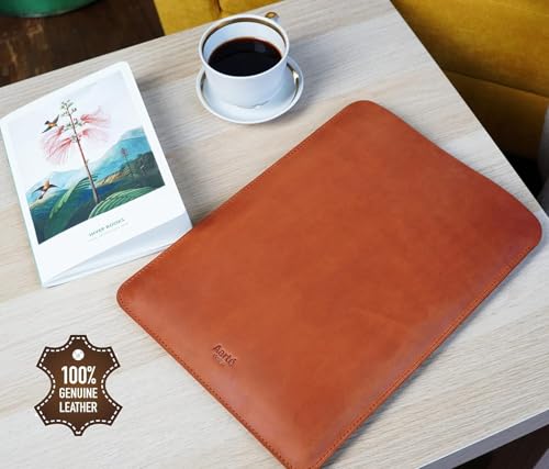 Funda para MacBook Neo 13 pulg cuero natural vintage miniatura 7