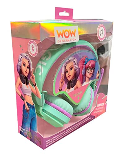 Euromic Wow Generation Kids Bluetooth Headphones, Black - Image 2