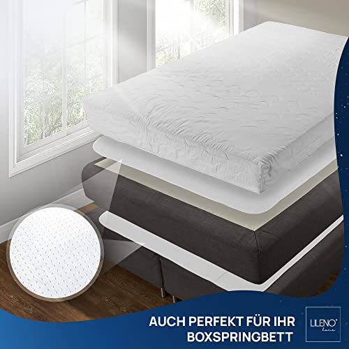 LILENO HOME Matratzenunterlage 90x200 cm - Lattenrost Matratzenschoner mit Noppen - Noppen Antirutschmatte für Matratze und Boxspringbett - Antirutsch Lattenrostschoner durch Matratzen Unterleger