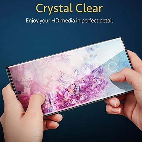 Image of Blacksheep Full Glue Samsung Galaxy Note 10 Plus Tempered Glass Full Coverage Edge-to-Edge with HD Clearance Premium Tempered Glass Screen Protector For Samsung Galaxy Note 10 Plus - Black