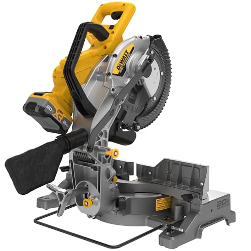 DEWALT 20V MAX XR 10 in. Double Bevel Fixed Miter Saw Kit (DCS714WW1) - image 8
