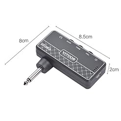 HUIOP METAL Amplificateur de casque pour guitare Prise 1/4 pouce Prise casque 3,5 mm et entrée auxiliaire avec commandes de volume de tonalité de gain Batterie rechargeable intégrée,headphone amp,ampl - Les Beatles, Paul McCartney, John Lennon, RIngo Starr, George Harrison HUIOP METAL Amplificateur de casque pour guitare Prise 1/4 pouce Prise casque 3,5 mm et entrée auxiliaire avec commandes de volume de tonalité de gain Batterie rechargeable intégrée,headphone amp,ampl – Image 6