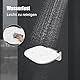 Heuffe Duschsitz Wandmontage Duschklappsitz Klappsitz Dusche bis 180kg Badestuhl Duschhocker-Badhocker Klappbar Hocker Duschstuhl für Senioren（Weiß