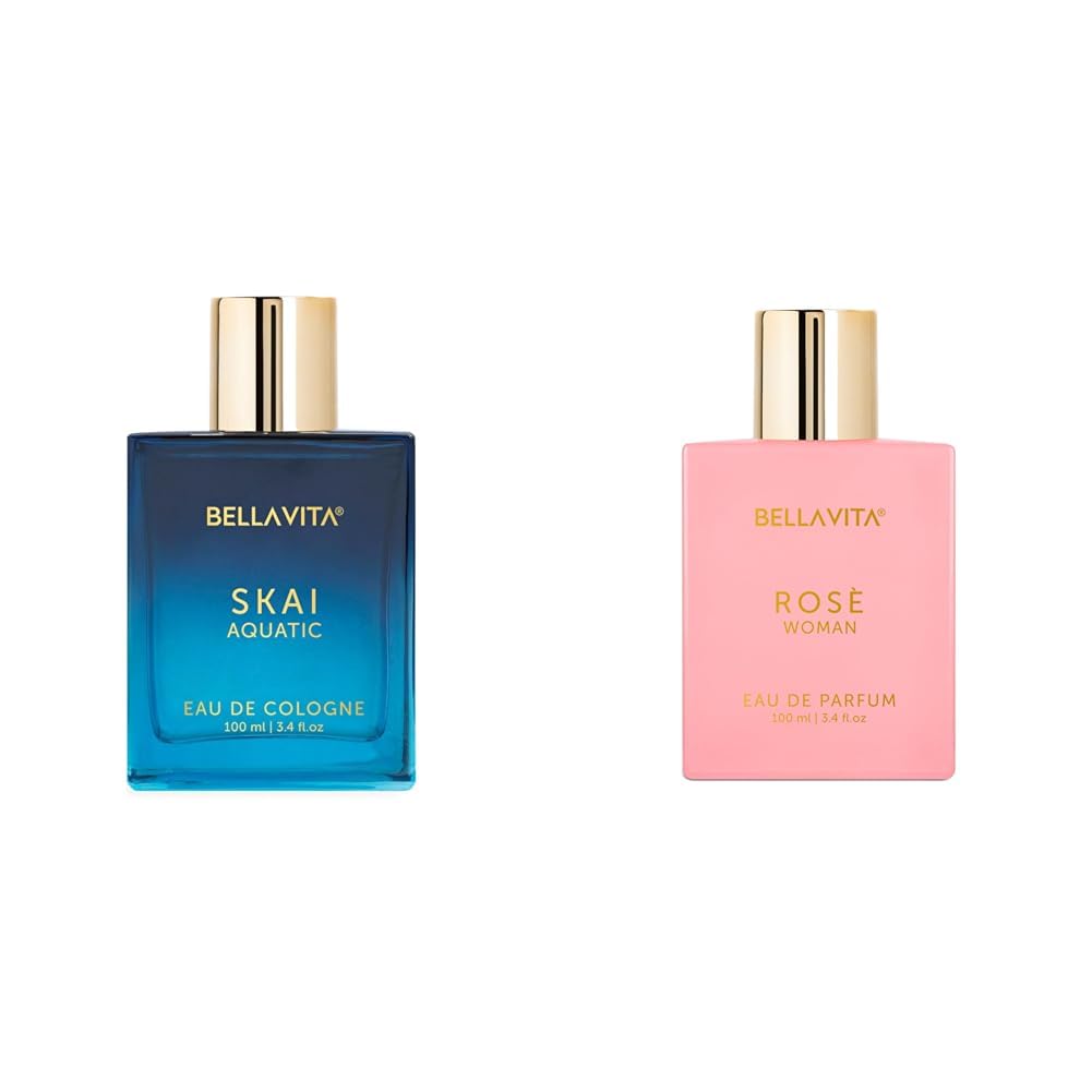 Bella Vita Luxury Skai Aquatic Unisex Eau De Cologne Rose Woman Eau De Parfum Perfume For Women With Black Currant Vanilla Jasminefloral & Sweet EDP Long Lasting Fragrance Scent 100 ML-image-24