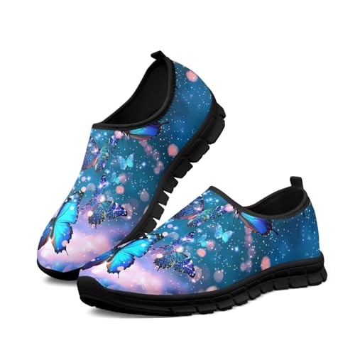 Image of Womens Slip On Walking Shoes Non Slip Loafer Breathable Holiday Travel Shoe Lightweight Casual Low Top Sneakers SizeUS 5.5-11.5