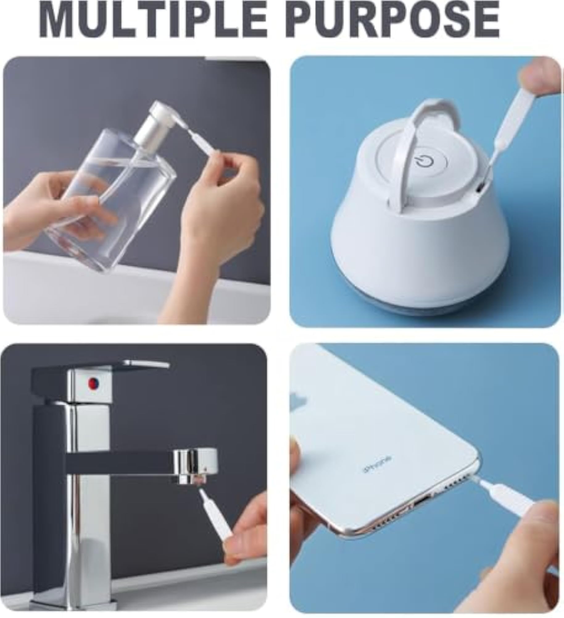 10 Pcs Shower Head Cleaning Brush Set
