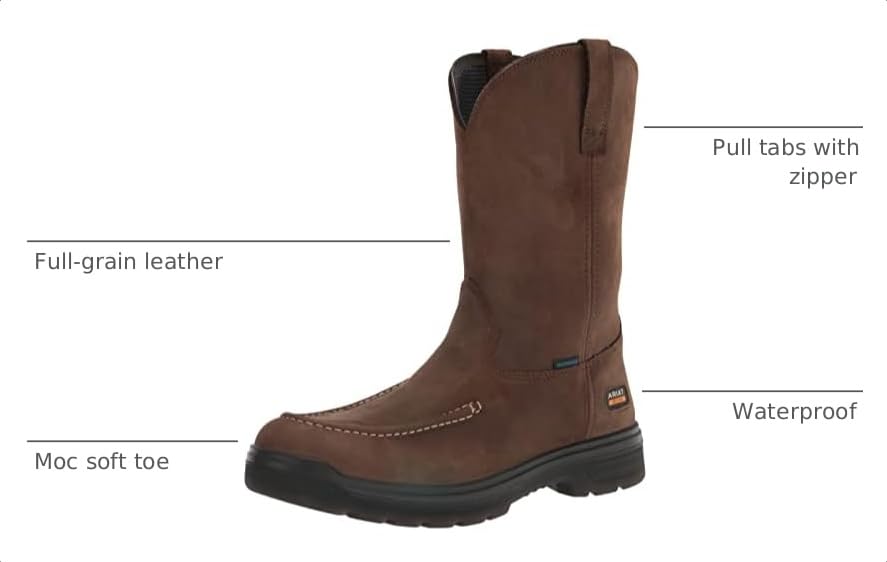 Image of ARIAT Men's Turbo Moc Toe Waterproof Work Boot