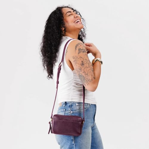 Image of Portland Leather Goods Small Camera Bag Purse for Women - Handmade from the Finest Full-Grain Hides