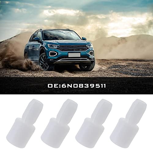 2 Set Auto Fensterheber Fensterglasheber Plastikbolzen Befestigungen Clip Reparatur Ersatzteile Weiß 6N0839511 für Rechts Links Vorne Hinten