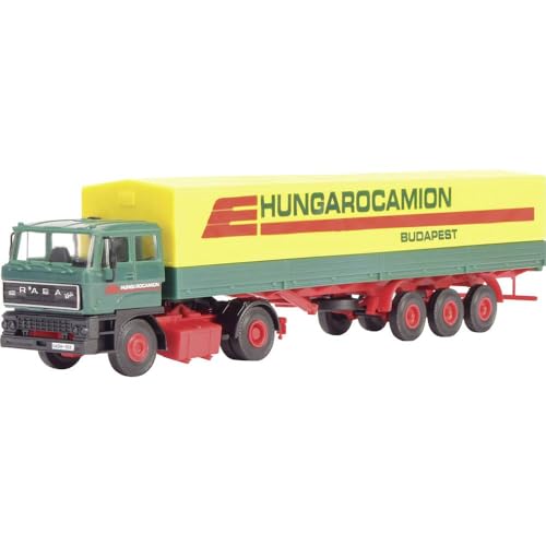 Tracteur Raba Kibri 14699 H0 évitez le vide sur vos routes miniatures avec cette remorque
