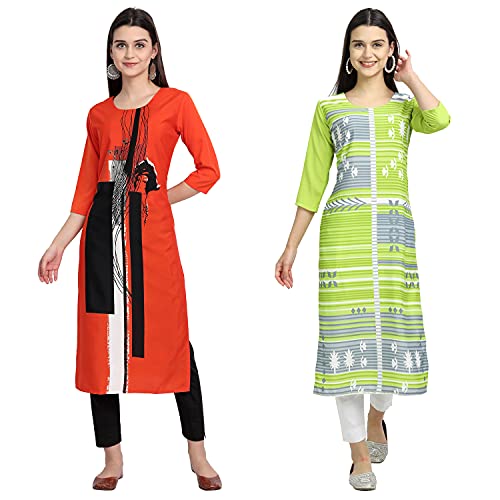 Image of Women's Crepe Regular Kurta