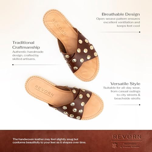 REVORN-SHINE-Designer-Sandal-Handcrafted-Women-Sandal-100-Genuine-Leather-Ultra-Comfortable-Insole-Flexible-Sole-Sophisticated-Design