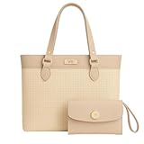 Bolsa De Praia Alça De Ombro Espaçosa Ideal Para Viagens E Passeios (Nude)