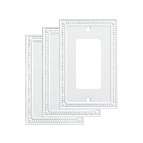 Plaques d'interrupteur pour harmoniser vos murs blancs Franklin Brass W35060M