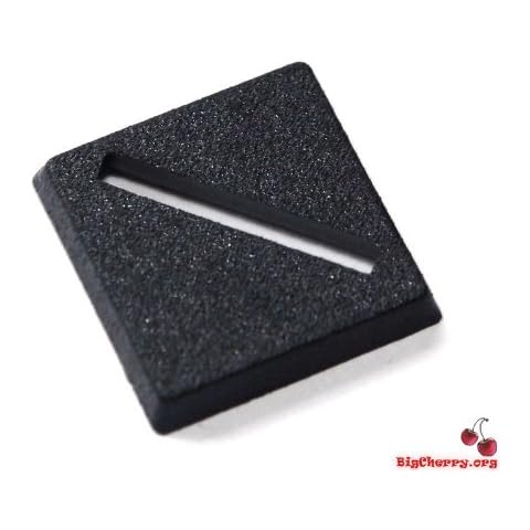 Big Cherry Plastic Wargaming Slotta Bases, 40 x 20mm Square Slot Cover