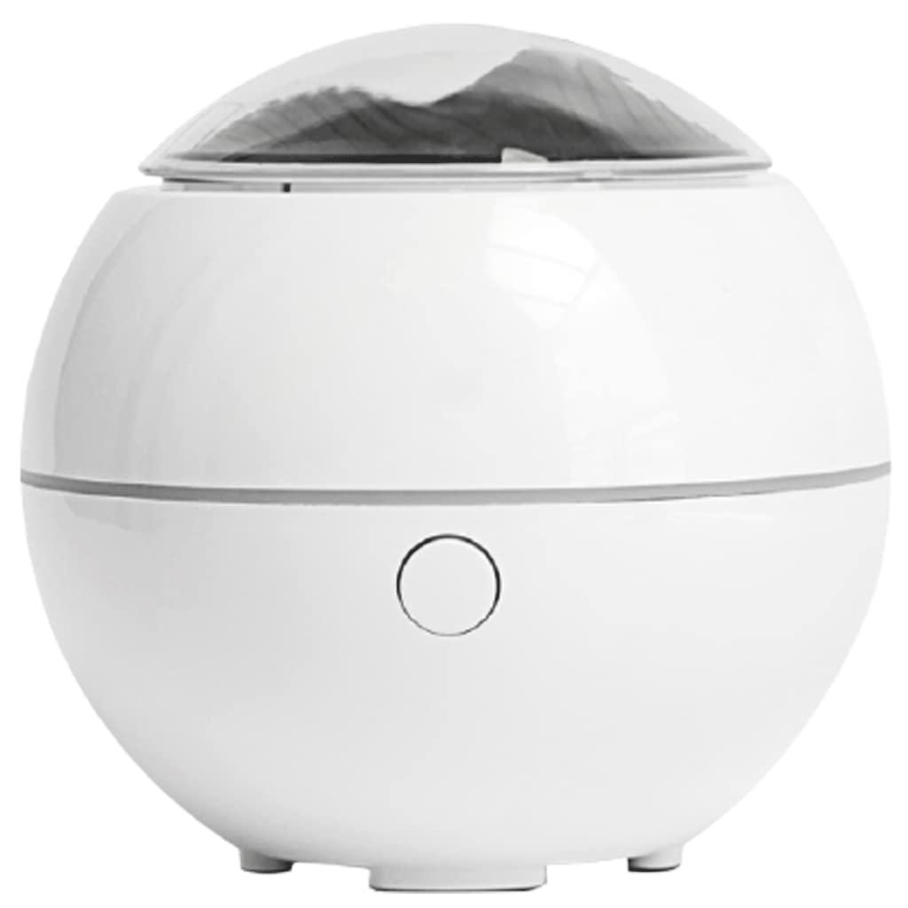 Habiba Luftbefeuchter Mini-Diffusor für ätherische Öle，100 ml Ultraschall-Raumduft-Aromatherapie-Diffusor，Kühlnebel-Luftbefeuchter mit 7 Farb-LED-Leuchten Still