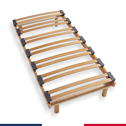 Atelier de Morphée Sommier à Lattes avec Pieds - 80x180