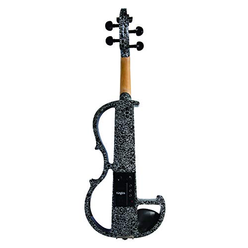 Image of Kinglos. Visual-Art Advanced Electric Violin 4 /4 Full Size Ebony Fittings