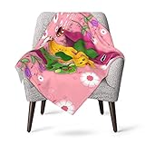 ORPJXIO Baby Blanket Barney Show and Friends Super Soft Swaddling Blankets Bedding for Couch Bed Nursery 30 x 40 Inch