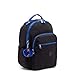 Kipling Seoul Go Laptop Backpack (Black Contrast Blue)