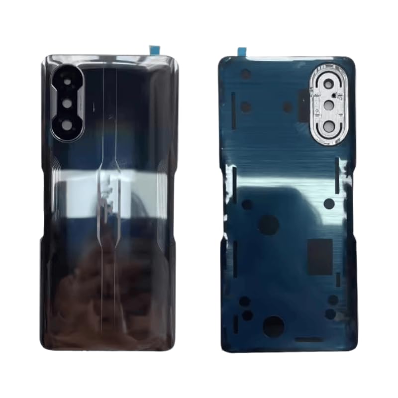 Coque Arrière Redmi K40 Gaming YOOOKOOO - Vitre Cache Batterie Noir Sans Lentille