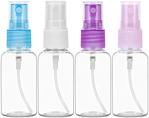 4PCS Transparent Empty PET Plastic Fine Mist Make Up Spray Sprayer Bottle Atomizers Pump Container For Perfume Fine Mist Essential Oil Storage(100ml / 3.4oz)