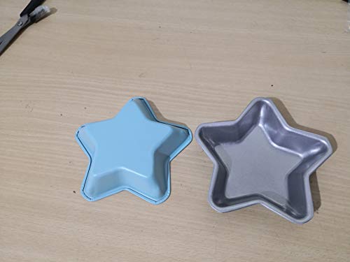 Image of MINISO Mini Baking Mould for Cake Pie Cookie Cutters,Starfish Baking Mold(Pack of 2, 5.0 * 1.0 * 4.8 inches)