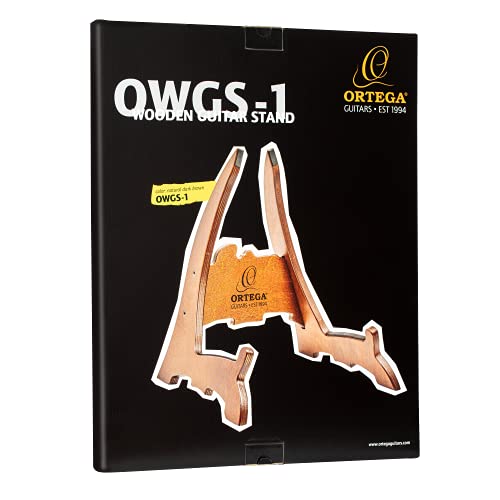 Ortega Guitars Wooden Acoustic Guitar Stand Made w/Birch Wood-Brown (OWGS-1) - Thumbnail 4