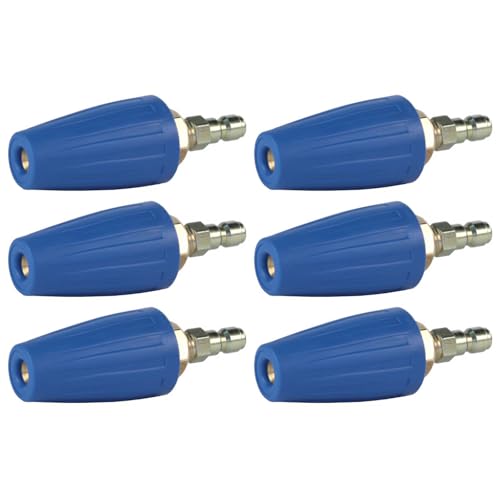 Set of 6 Erie Tools Pressure Washer 3.0 Rotating Turbo Nozzle 4000 PSI Quick Connect