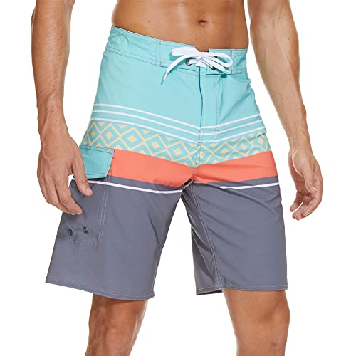 Vsfaov Mens Beach Pants Sports Breathable Fashion Pants Summer Fitness Running Pants Mens Big Swim Trunks (Sdj12-Blue,40) #TOP2
