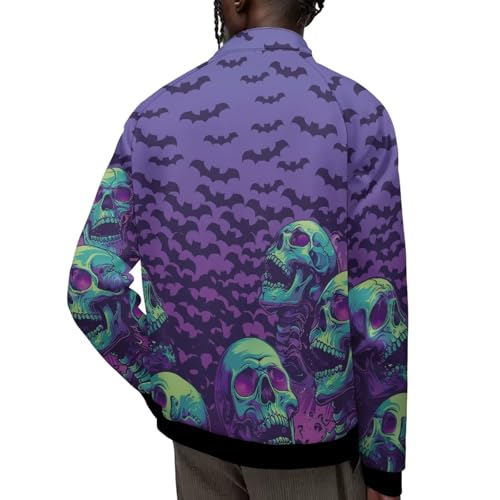 Image of Men's Lightweight Jackets Casual Full Zip Fleece Jacket Men Coats Fashion Long Sleeve Sweatshirt