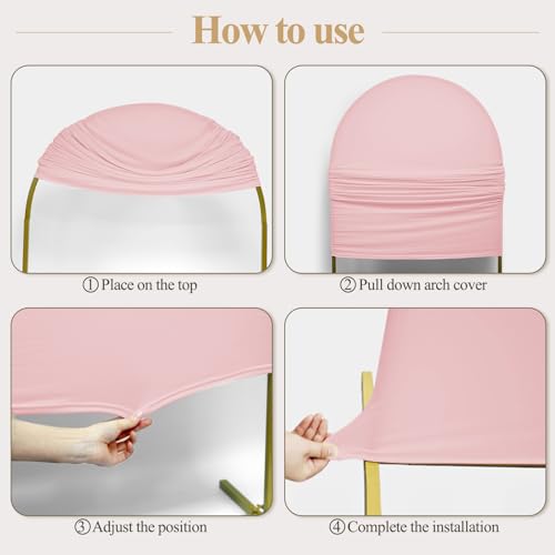 Ledido Cover para Arco Decorativo 6FT 7.2FT 2 Piezas miniatura 3