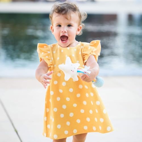 Taf Toys Star Rainstick Baby Rattle Toy Gift. Easy Grip Handle with Ribbons. Sensory Rain Stick Rattle. Suitable for Boys & Girls from Birth – Image 5