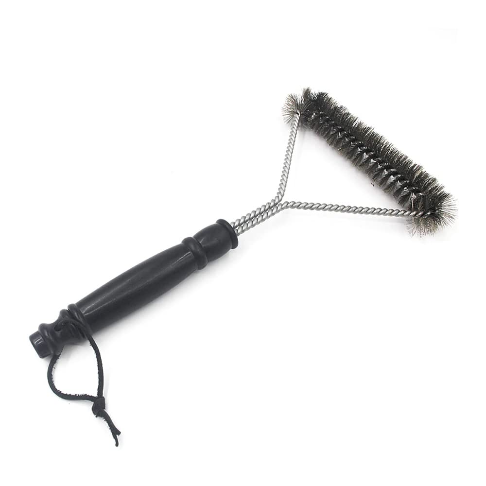 Grill Brush, BBQ Brush and Scraper, 12 Inch 2-Sided Barbecue Grill Brush for All Grill Cleaning