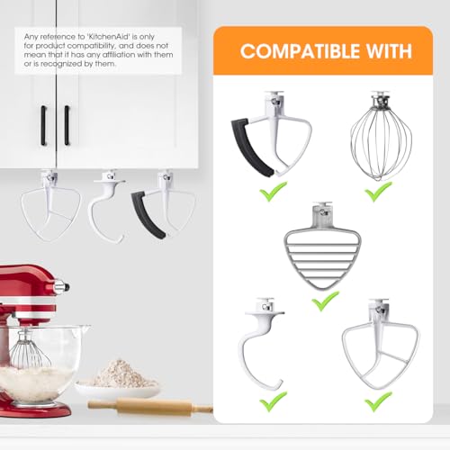 Aieve 4 Pack Stand Mixer Attachment Holders Compatible With Kitchenaid Mixer Accessories thumb #2