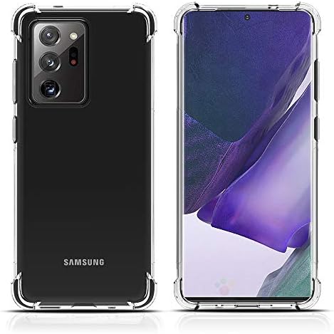 Migeec For Samsung Galaxy Note 20 Ultra Case - Crystal Clear Hybrid Material Covers Air Cushion Gel Bumper Technology Full Protection Phone for Samsung Galaxy Note 20 Ultra