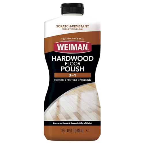 Weiman Wood Floor Polish and Restorer - 32 Ounce - High-Traf...