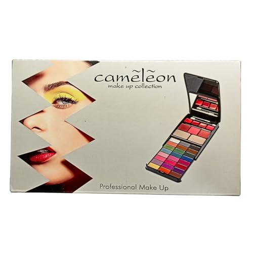 Image of Cameleon Makeup Kit for Women - All-in-One Multi-Palette Set with Eyeshadows, Blush, Compact, Lip Colors - Ideal for All Skin Tones (G2210A)