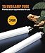MouMouPurr 3 Pack T5 10.0 UVB Reptile Light Bulb 24W 22 Inch - UVA/UVB Lamp for Bearded Dragons, Chameleons, Turtles, Tortoises & Lizards - Desert & Tropical Reptiles