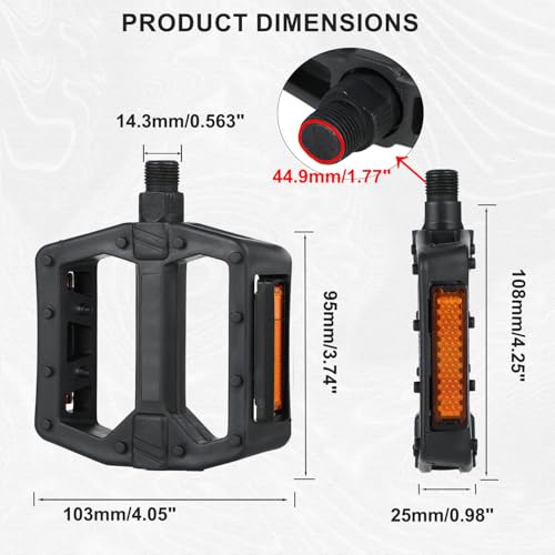 Universal Nylon Lightweight Pedals
