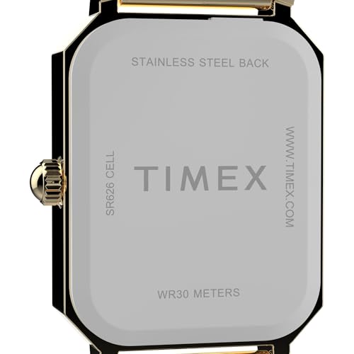 Image of TIMEX Trend White Rectangle Dial Analog Women's Watch - TW2Y012007I