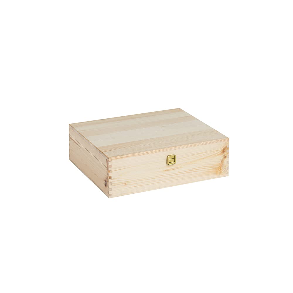 3 Bottiglie 750 ml |Misura Interna 33,9X28,1X19,3|Custodia/Contenitore Vino/Birra|Regalo Compleanni Matrimoni Eventi