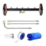 iMeshbean Dual-Function Water Broom Undercarriage Pressure Washer Surface Cleaner 18 inch 4000 PSI Power Washer Underbody Car Washer with 5 Nozzles and 3 Extension Wand -  Bizslink