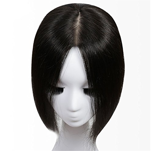Masquer la perte de cheveux avec nos cheveux humains avec clips noir naturel pour femme